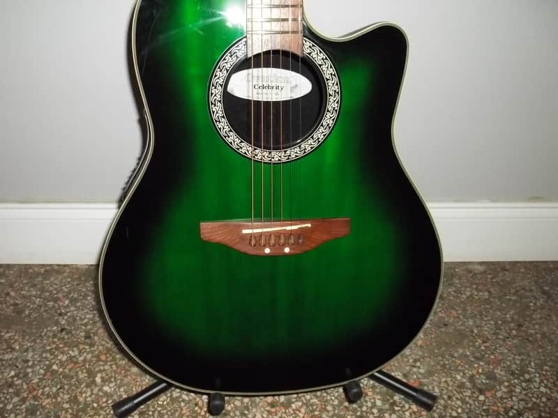 OVATION CC 028 ACOUSTIC/ELECTRIC GUITAR RARE EMERALD GREEN image 1