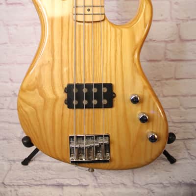Vintage 1980s Carlo Robelli 4 String Bass- Solid Ash Body w/ Humbucker image 2