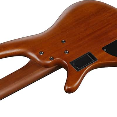 Ibanez SR5505 Prestige 5-String Bass Guitar, Rosewood Fingerboard, Mocha Flat image 5