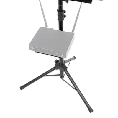 Rockville RLS67 Adjustable DJ Controller Tripod Stand w/ with Dual Trays image 1