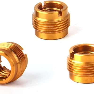3 Pieces 5/8" Male to 3/8" Female Threaded Nut Screw Adapters Microphone Clip Holder Nut Adapters For Mic Micphone Stand image 1
