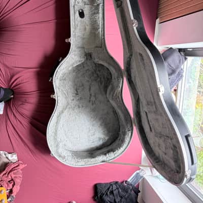 Road Runner RRMADN Molded Case Dreadnought Acoustic Hollowbody Semi-Hollow Electric Guitar image 6