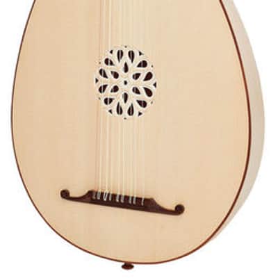 Folk Instruments Professional Design 5 Course Medieval Lute w/ Hardcase image 1