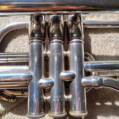 Keefer Vintage Cornet B Flat - Silver plated - 1920s image 6