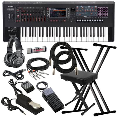 Roland Fantom 6 EX Workstation Keyboard KEY ESSENTIALS BUNDLE