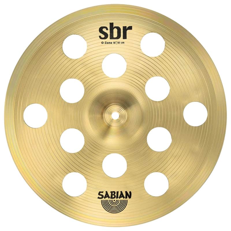 Sabian 16" SBr O-Zone Crash Cymbal image 1