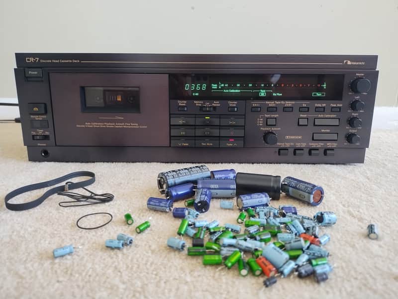 Nakamichi  CR-7A Cassette Deck Recapped Serviced 90 day warranty