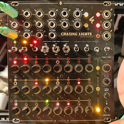 Chasing Lights - Analog Rhythm Sequencer with Channel Chain and Clock Divider and more image 1