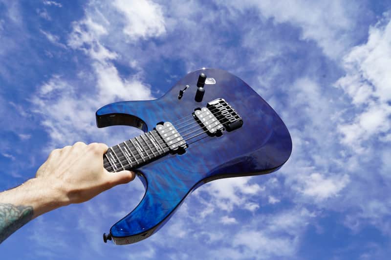 Schecter DIAMOND SERIES Reaper-6 Elite - Deep Ocean Blue 6-String Electric Guitar (2023) image 1