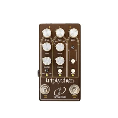 LIMITED IN STOCK! Crazy Tube Circuits Triptychon Analog Fuzz Boost