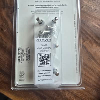 Grover ROTO-GRIP Locking Rotomatics - Nickel - (502NK) image 2