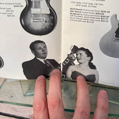 1959-1960 Gibson Full Line Catalog Les Paul ES Rare Vintage Case Candy Brochure Burst image 7