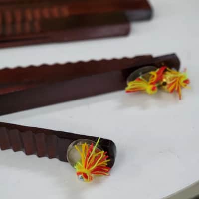 “Senh Tien” Coin Clappers Musical Instrument, Vietnamese percussion instrument, Castanet VietNam, royal court music, and traditional dance such as chầu văn, ca trù, and hát chèo. image 2