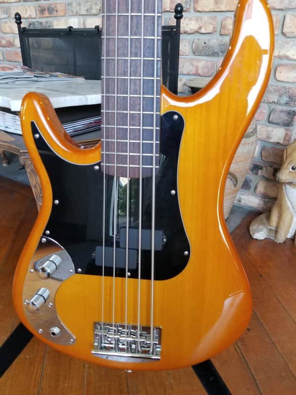Regenerate Guitar Works Left Handed 5 String Bass. Boutique Builder from Oregon, USA. image 1
