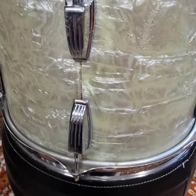 Ludwig  Rack Tom 14x10 Players  1970s  - White Marine Pearl image 6