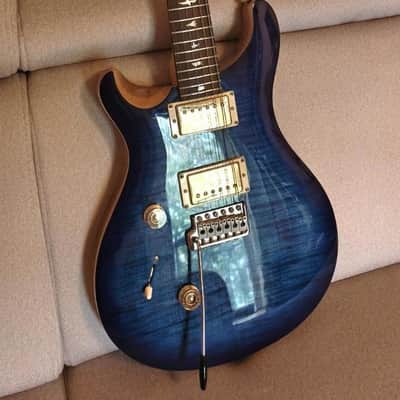 PRS SE Custom 24 Left-Handed 2022 - Faded Blue Burst image 2