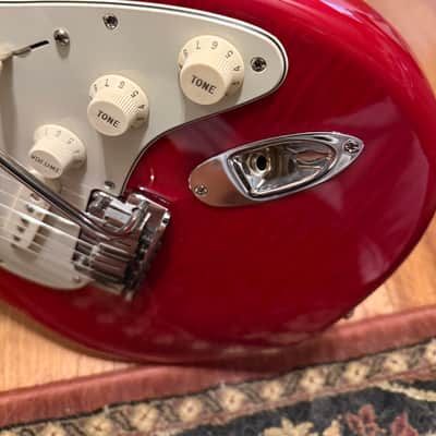 Fender American Deluxe Stratocaster 2000 - Transparent Red image 18