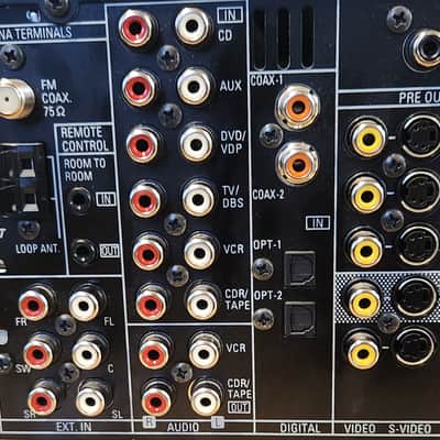 Denon Denon AVR-1706 7-channel home theater receiver 90s image 7