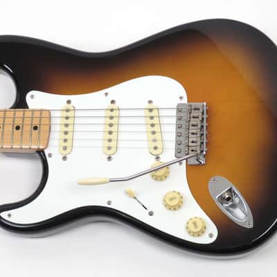 1997 Fender Stratocaster 57 Reissue Left Handed ST-57 CIJ - Sunburst - Lefty Strat image 4