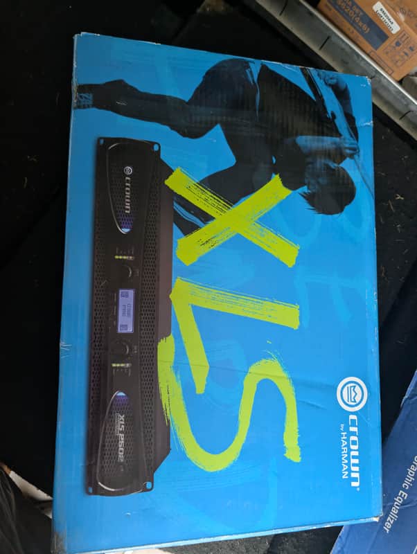 Crown XLS 2502 2-Channel 775w Power Amplifier 2010s - Black image 1