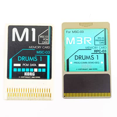 Korg MPC-03 + MSC-03 Data Card Bundle for M1