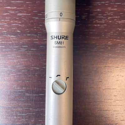 Shure SM81 Small Diaphragm Cardioid Condenser Microphone 1984 - Present - Silver image 3