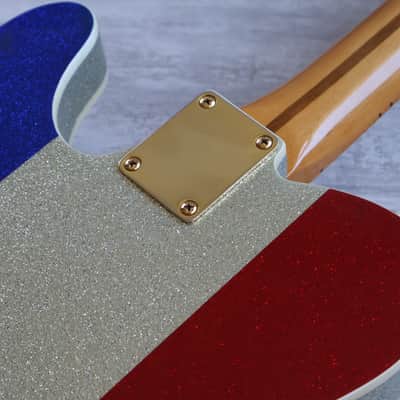 2024 Fender Limited Edition Buck Owens Telecaster (Red Silver & Blue Sparkle) image 11