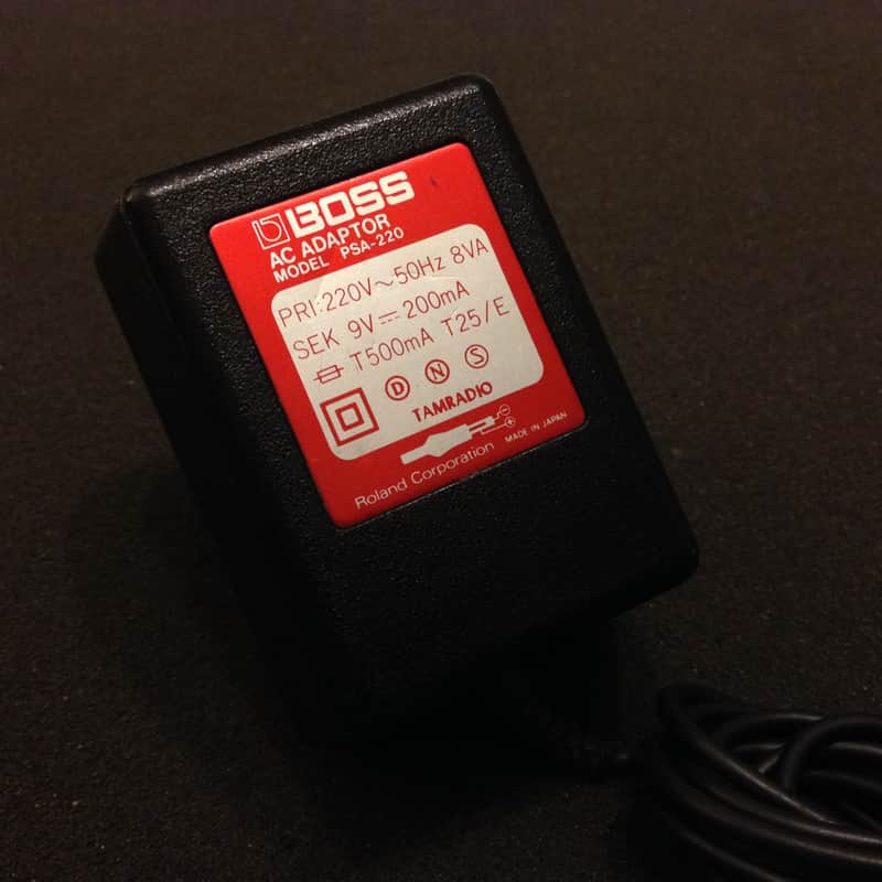 Boss PSA 220 AC adaptor (220 V to 9 V) - Made In Japan image 1