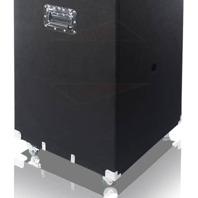 Rack Mount Cabinet Flight Case - Studio Mixer DJ Booth Cart Stand AMP Stage Gear image 3