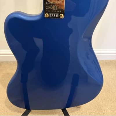 Squier 40th Anniversary Gold Edition Jazzmaster Lake Placid Blue image 2