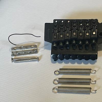 2000's Japan Ibanez RG7 Series LO-TRS Takeuchi Black Floyd Rose Tremolo Bridge Vibrato image 1