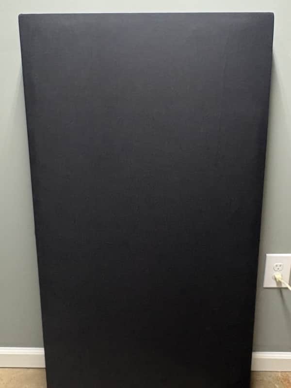 ResoCore Acoustics 24”x48”x4” Handcrafted Broadband acoustic panels black image 1