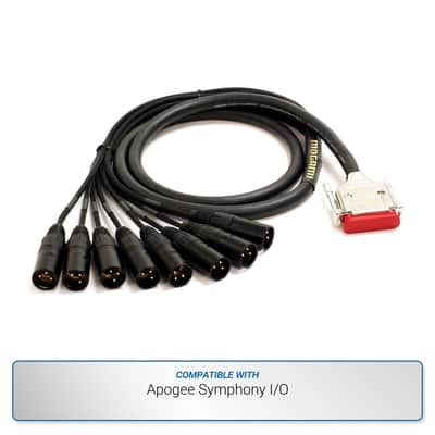 Mogami Gold 10-foot DB25 to XLRM Analog Snake for Apogee Symphony I/O image 2