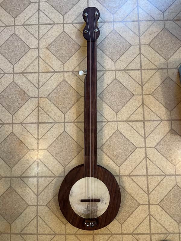 Fretless mountain banjo, new, gotoh tuners, walnut, made in West Virginia!! image 1