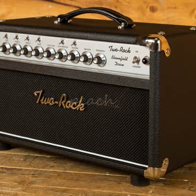 Two-Rock Bloomfield Drive 100/50 Watt Head with Silver Knob Black image 2
