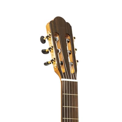 ANGEL LOPEZ Mazuelo Serie Electric Classical Guitar With Solid Cedar Top With Cutaway image 6