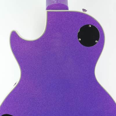Epiphone Inspired by Gibson Les Paul Custom Amethyst Sparkle image 6