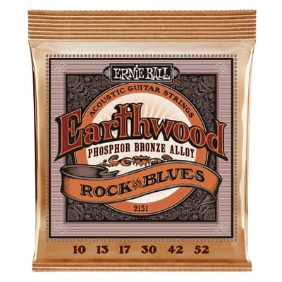 Ernie Ball 2151 Earthwood Rock & Blues con SOL Liscio Phosphor Bronze image 1