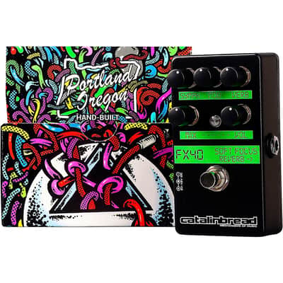 Catalinbread Soft Focus Shoegaze Plate Reverb Effects Pedal Black image 5