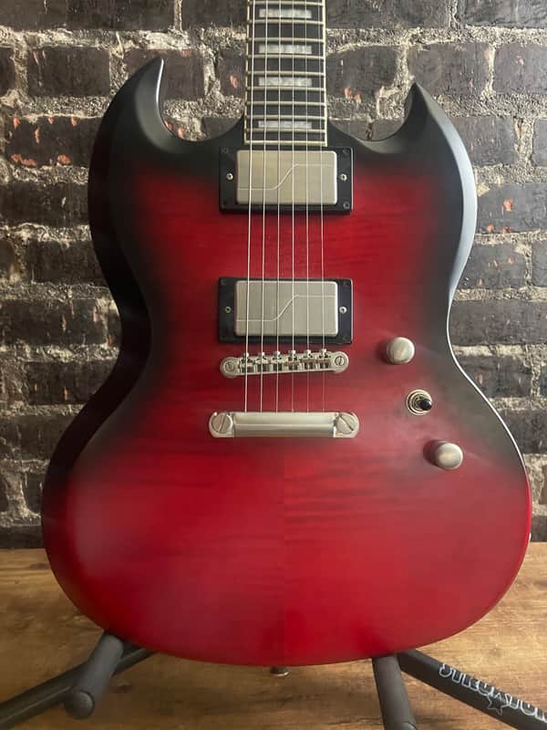 2021 Epiphone SG Prophecy - Red Tiger Aged Gloss (USED) image 1