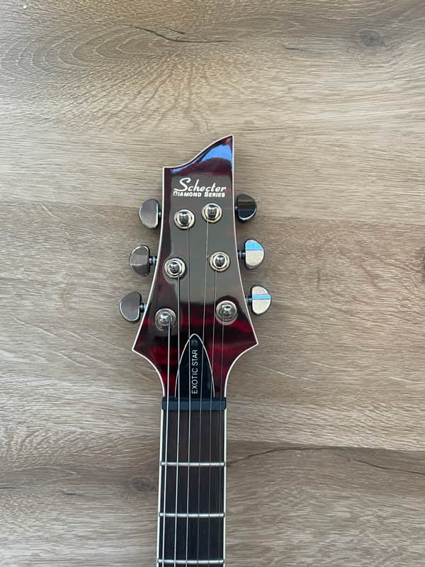 Schecter Diamond Series Red Exotic Star | Reverb