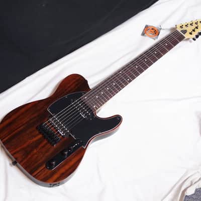Michael Kelly 508 Striped Ebony 8-string electric guitar - NEW