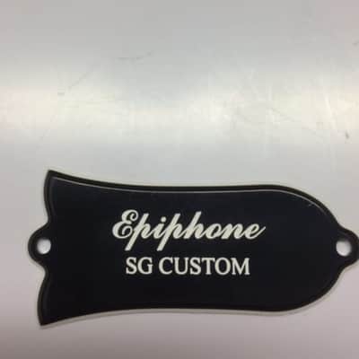 Gibson Epiphone Trussrod Cover TRC Black image 1