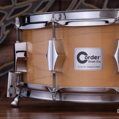 CORDER DRUM COMPANY 14 X 5.5 MAPLE SNARE DRUM (PRE-LOVED) image 6