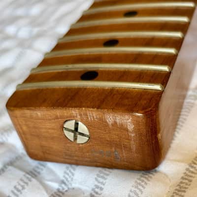 Guitar Mill Telecaster Neck 2026 - 1 pc Roasted Maple Aged Nitro + Gotoh Tuners & Bone Nut image 12