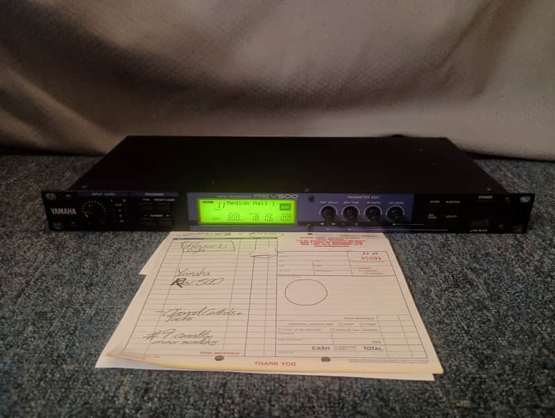 Yamaha Rev 500 Digital Reverb Rackmount (Pro serviced) image 1