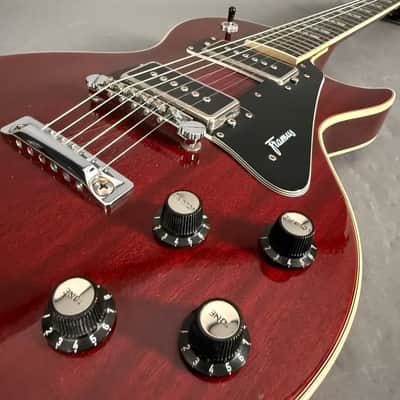 Framus Modell S 360 im LP- Style Bill Lawrence P-90s red VINTAGE inkl. Gigbag image 9