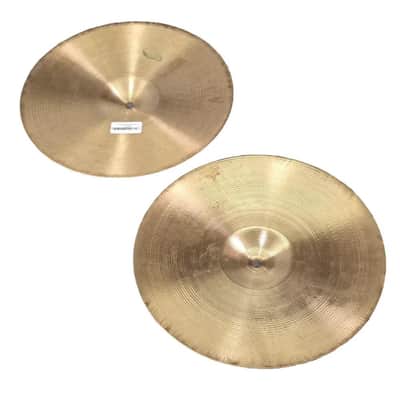 Used Zildjian A New Beat Hi Hat Cymbals 14" - Good image 4