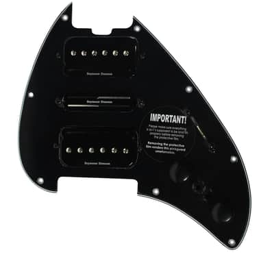 920D Custom Seymour Duncan P-Rails HSH Loaded Pickguard for MusicMan Silhouette imagen 1