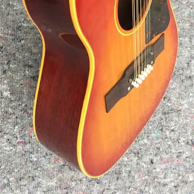 Gibson B25-12 1963 - Cherry Sunburst - Super! image 9